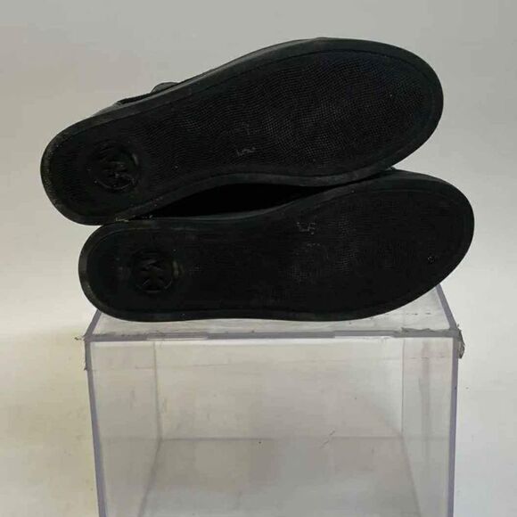 Michael Kors Designer Aq13e Women's Black High-Top Sneakers - Size 8.5 - Picture 4 of 6